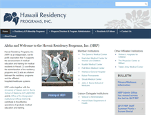 Tablet Screenshot of hawaiiresidency.org